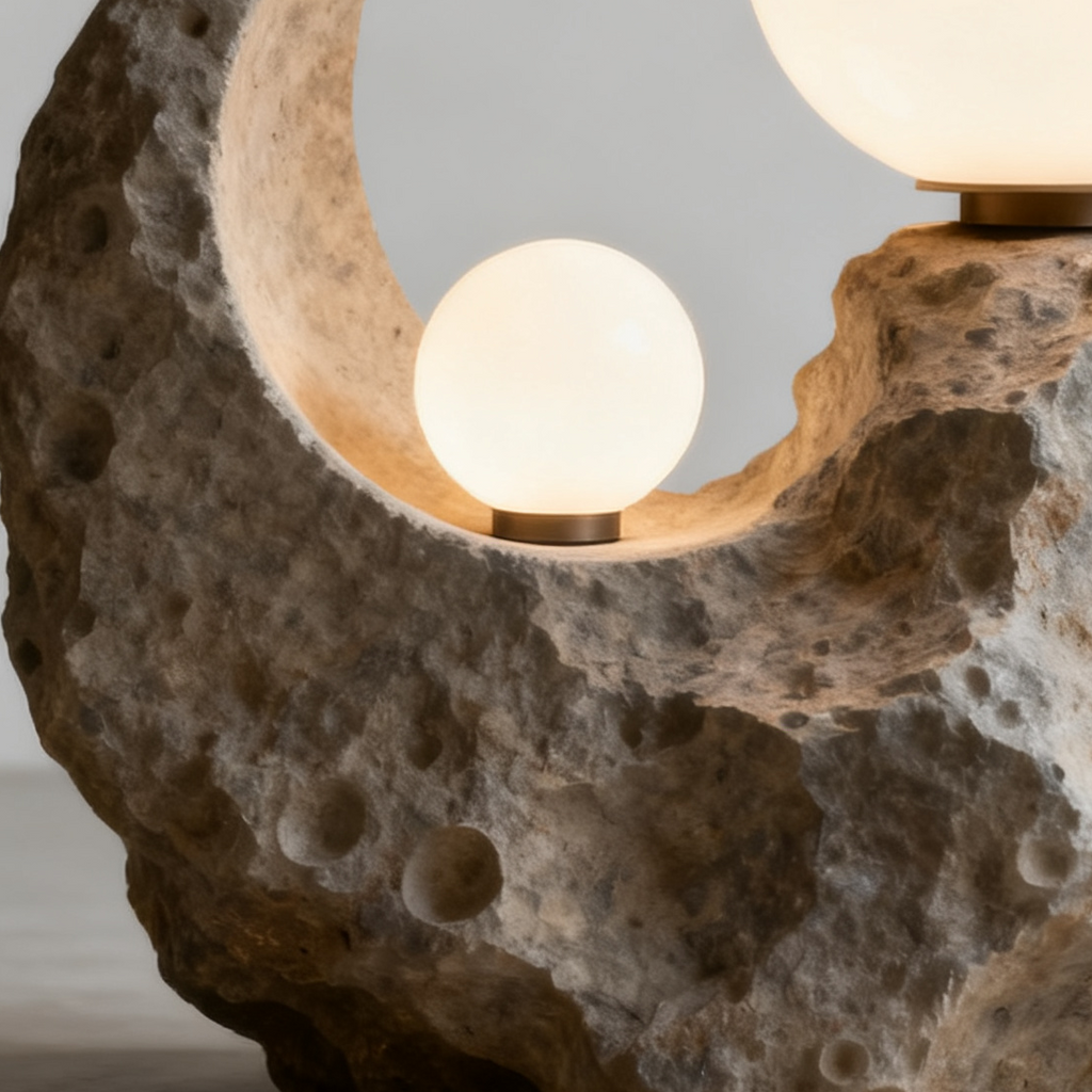 CASAGD Sculptural Orb Table Lamp
