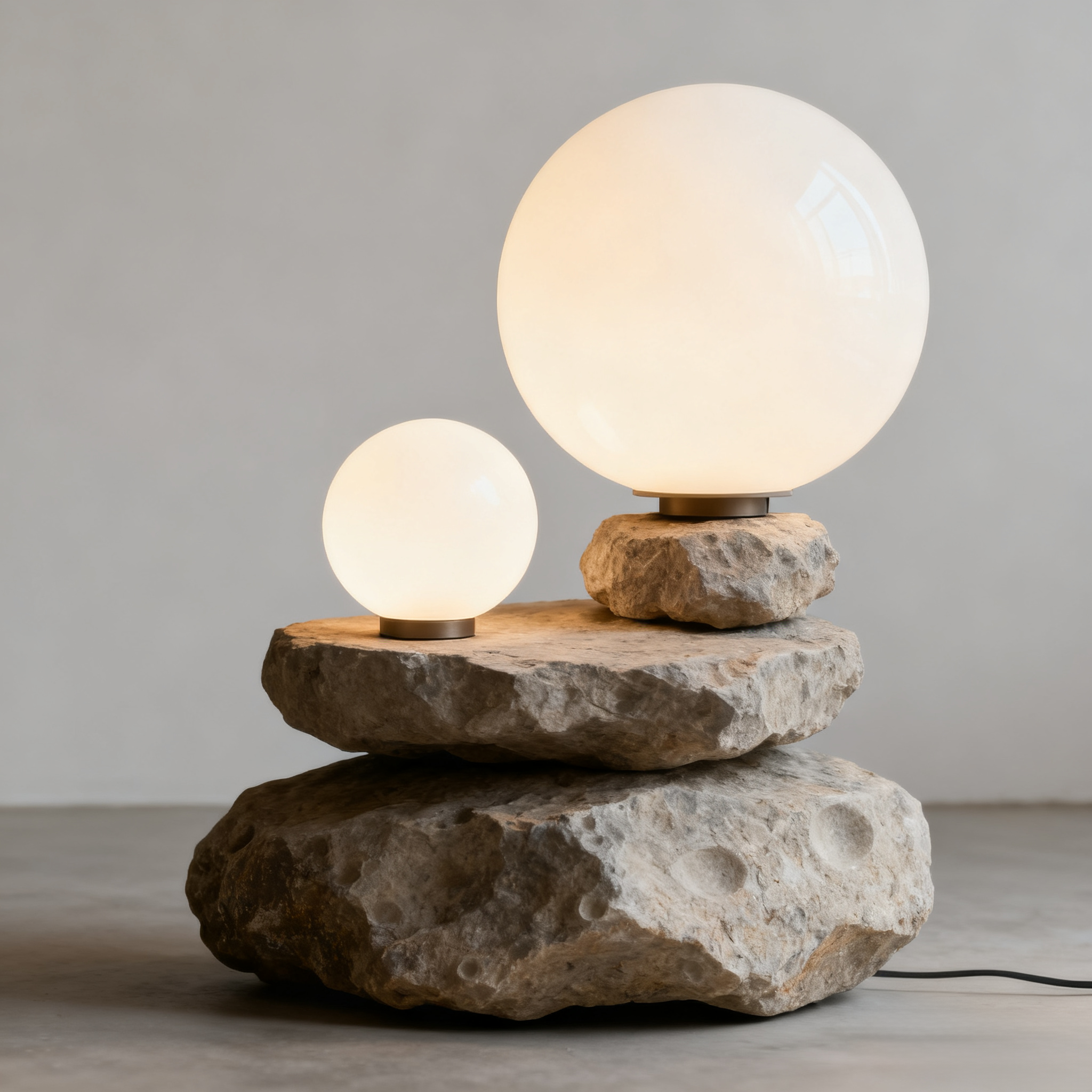 CASAGD Sculptural Orb Table Lamp