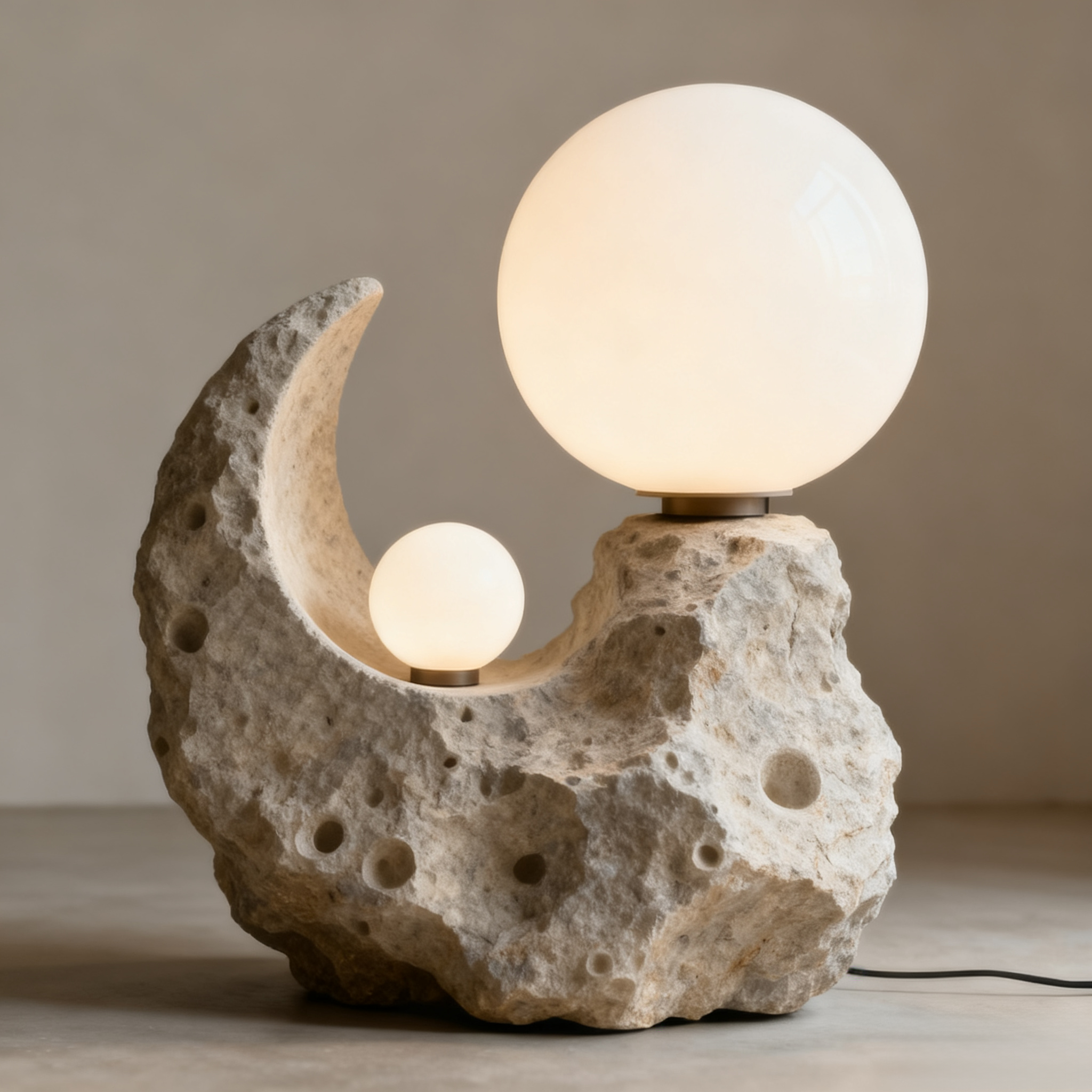 CASAGD Sculptural Orb Table Lamp