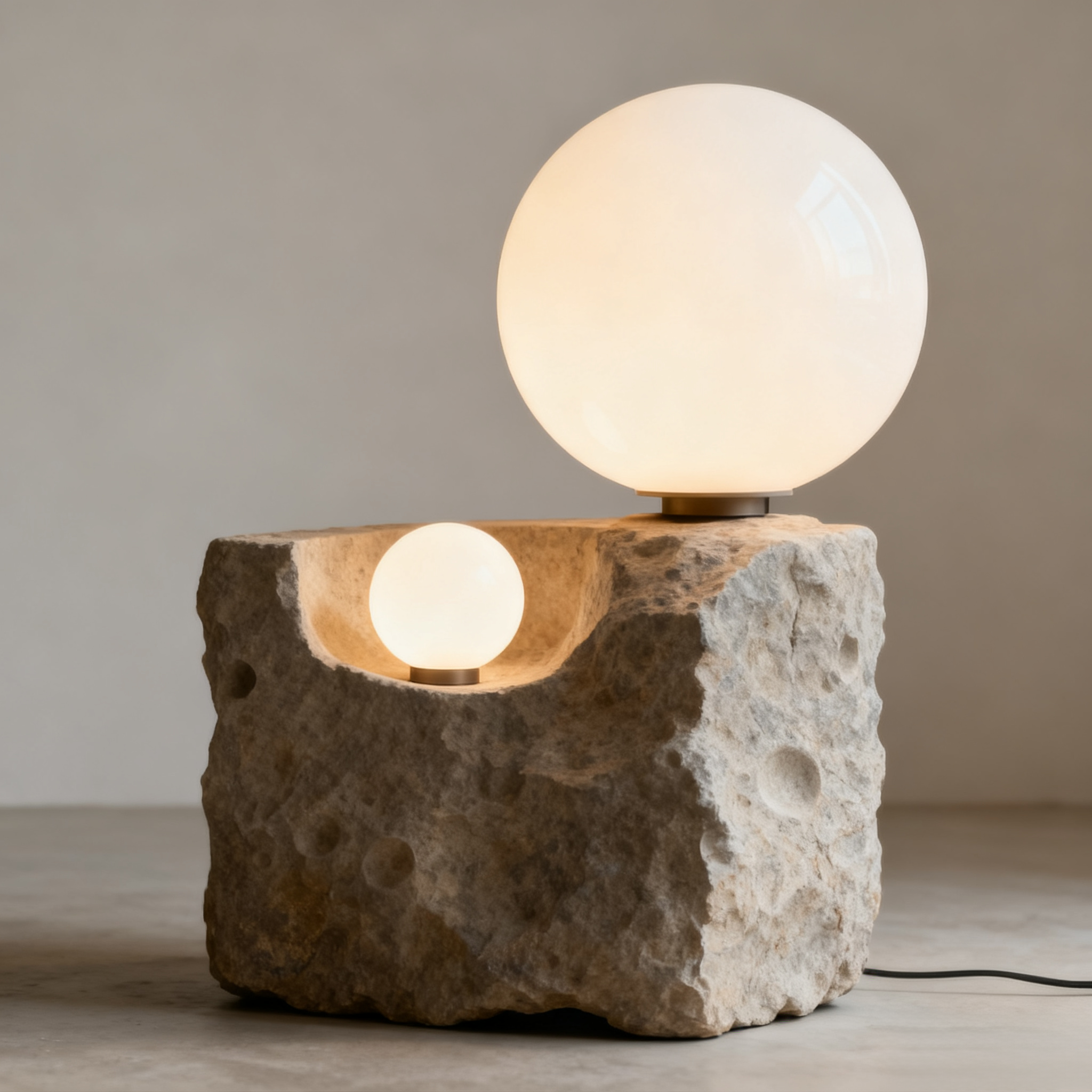 CASAGD Sculptural Orb Table Lamp