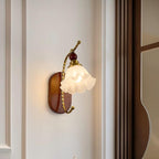 CASAGD Vintage Flower Wall Lamp Bedroom Ambient Lighting