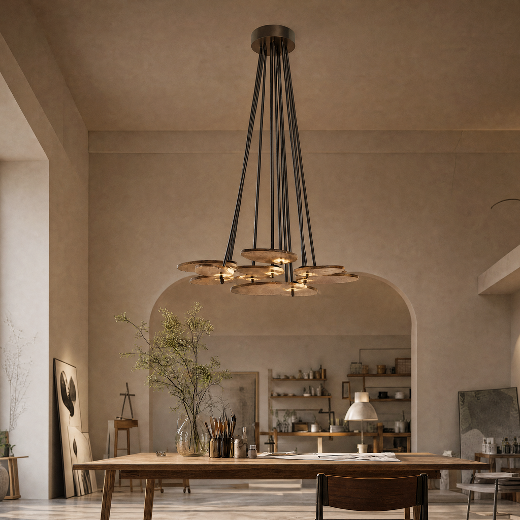 CASAGD Hanging Pendant Light Artistic LED Lighting for Dining, Living & Bedrooms