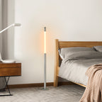 CASAGD LED Corner Floor Lamp with Touch Control Adjustable Height Minimalist Standing Lamp
