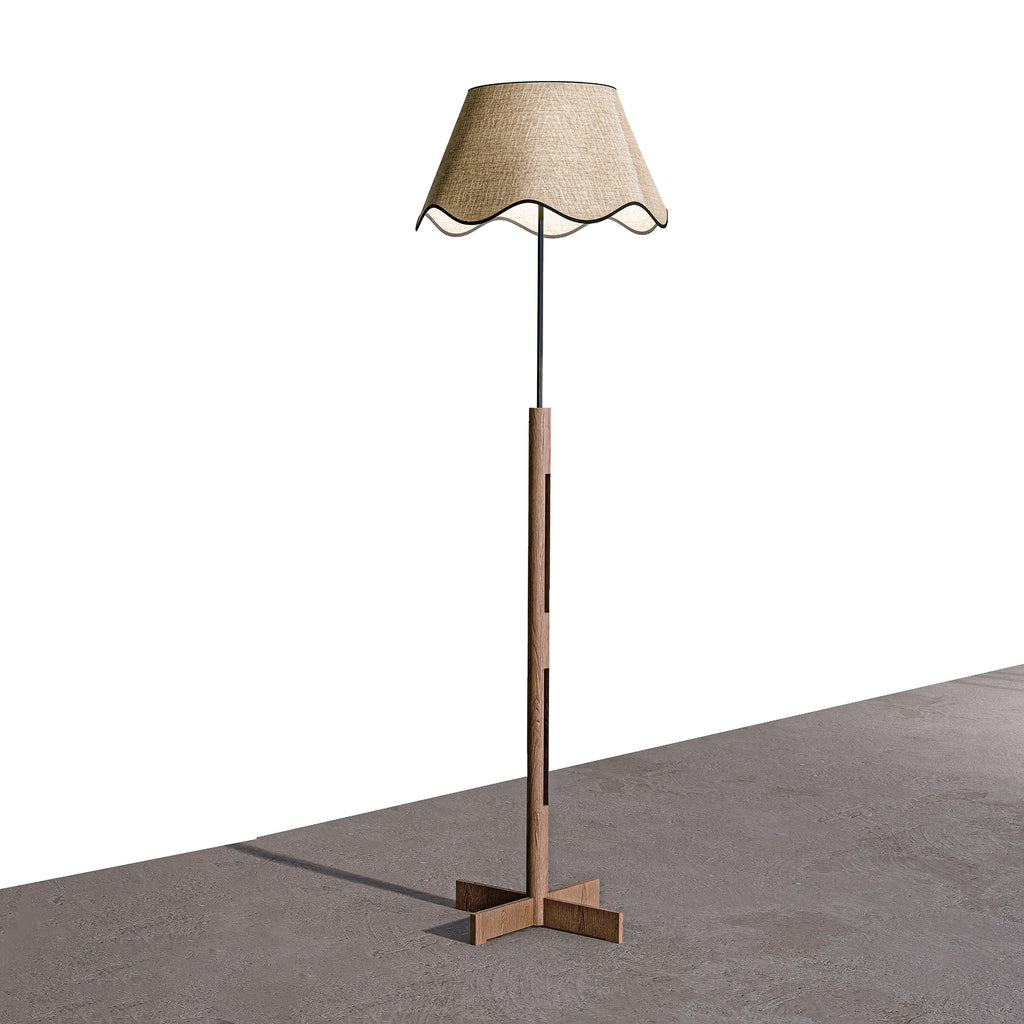 CASAGD Retro Minimalist Floor Lamp Sculptural Ambient Lighting