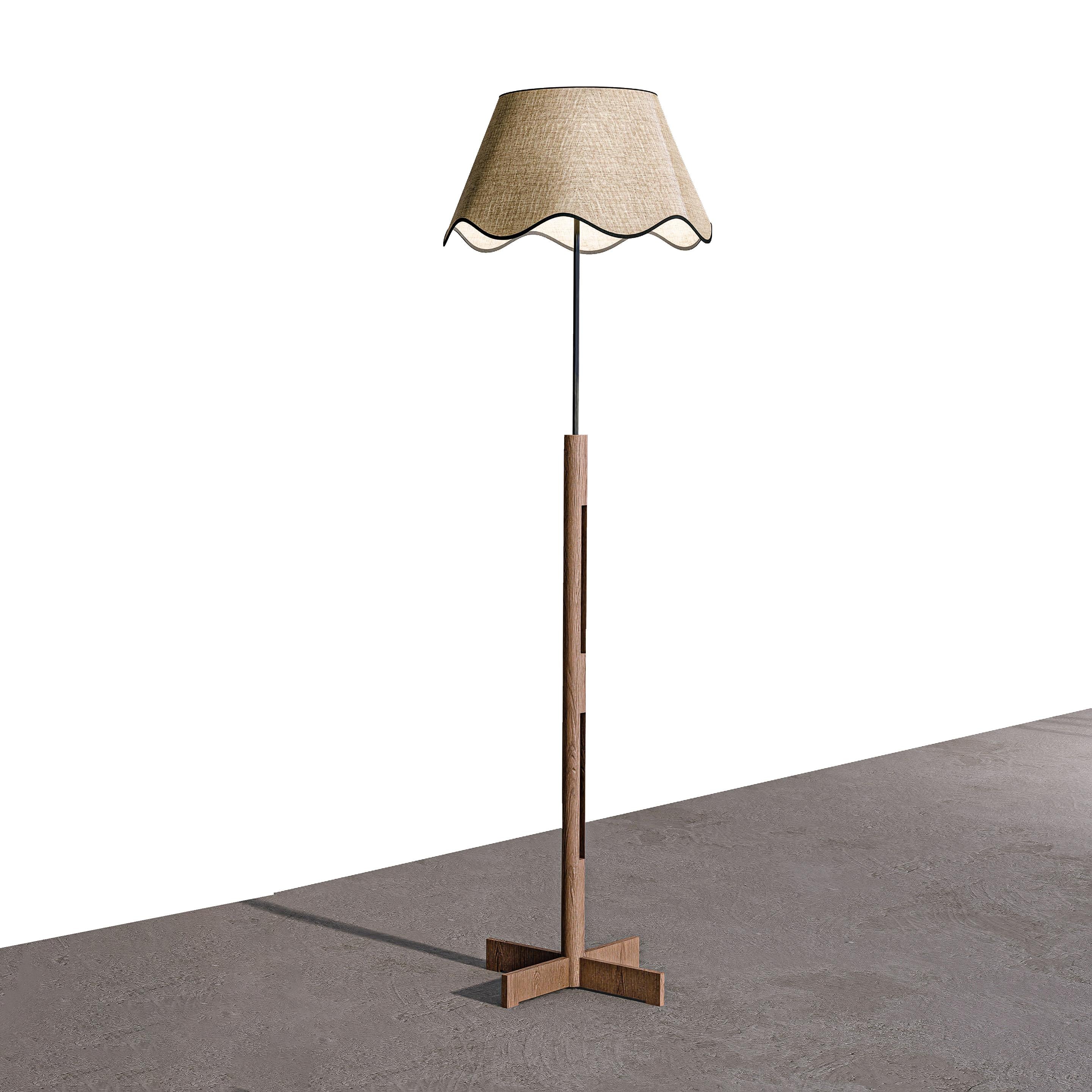 CASAGD Retro Minimalist Floor Lamp Sculptural Ambient Lighting