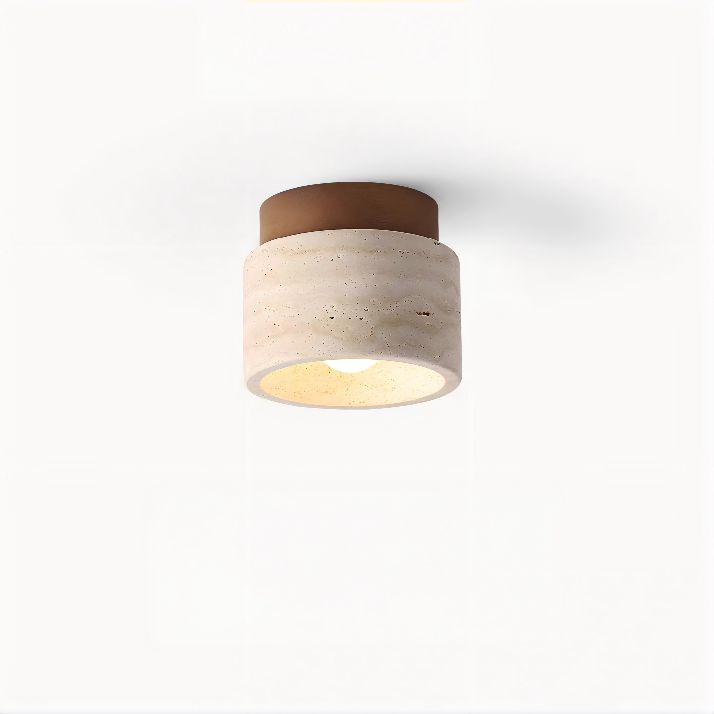 CASAGD Ambient Lighting Travertine Ceiling Light
