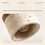 CASAGD Ambient Lighting Travertine Ceiling Light
