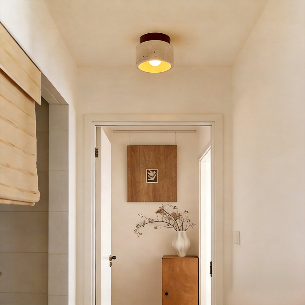CASAGD Ambient Lighting Travertine Ceiling Light