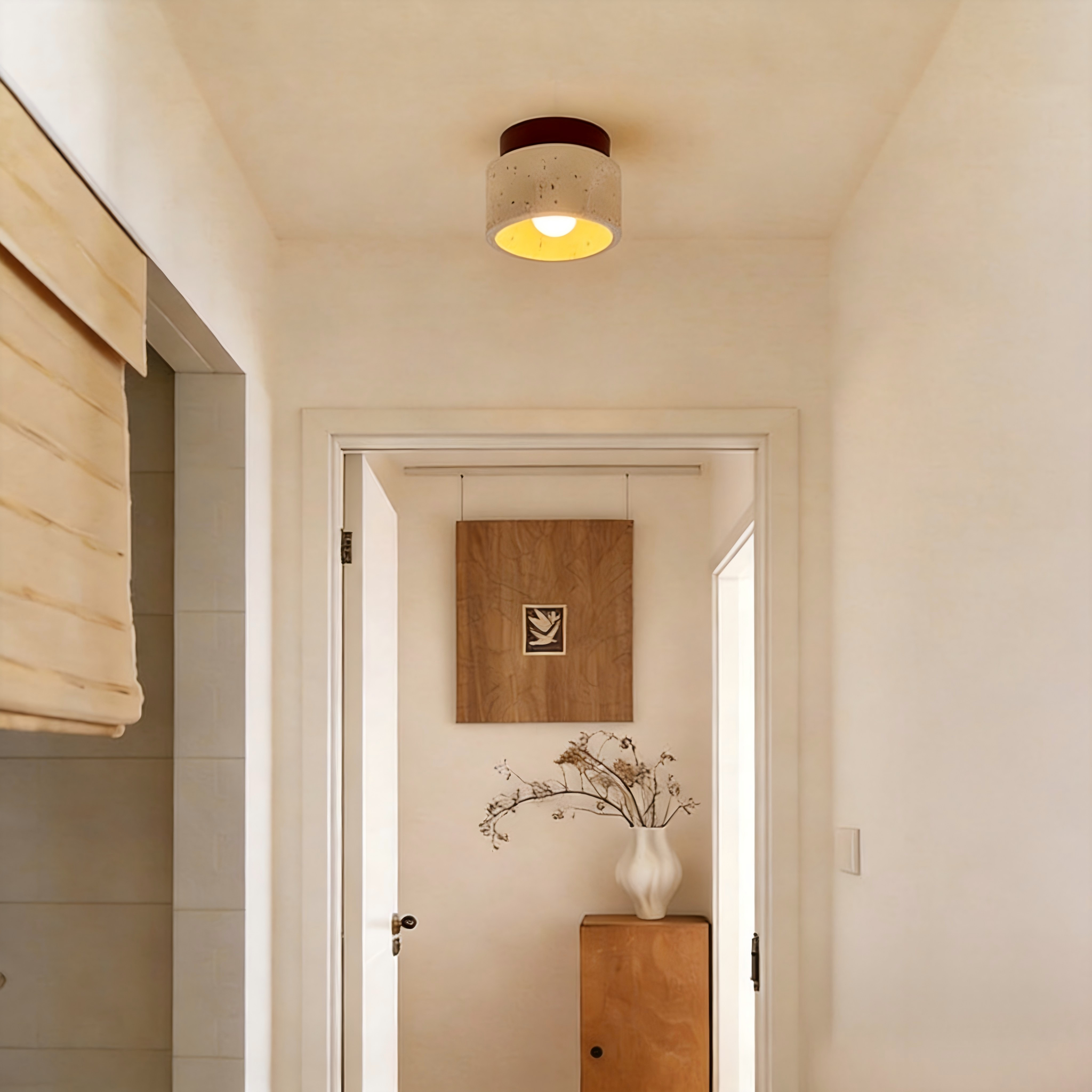 CASAGD Ambient Lighting Travertine Ceiling Light