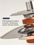 CASAGD PH Disc Pendant Light Walnut Wood Grain Dining Pendant Lamp