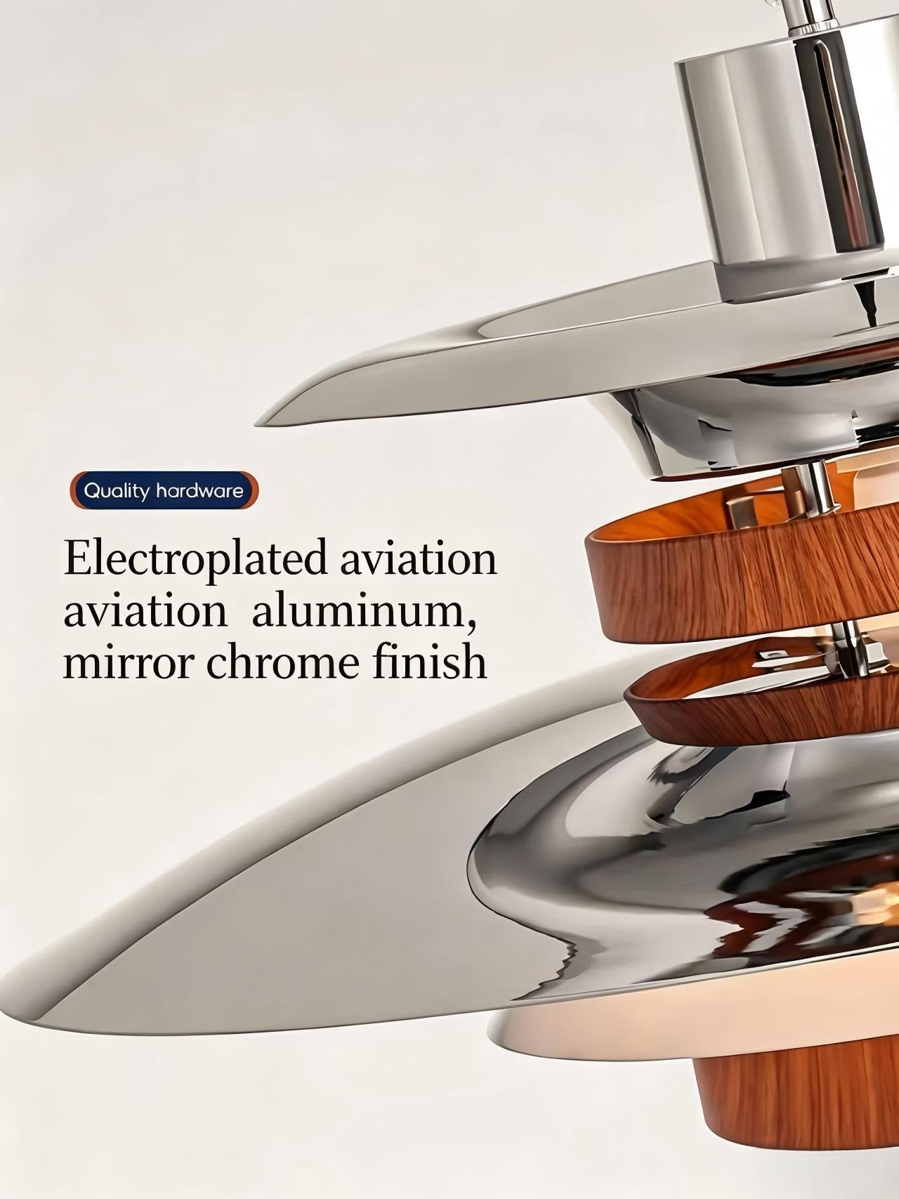 CASAGD PH Disc Pendant Light Walnut Wood Grain Dining Pendant Lamp