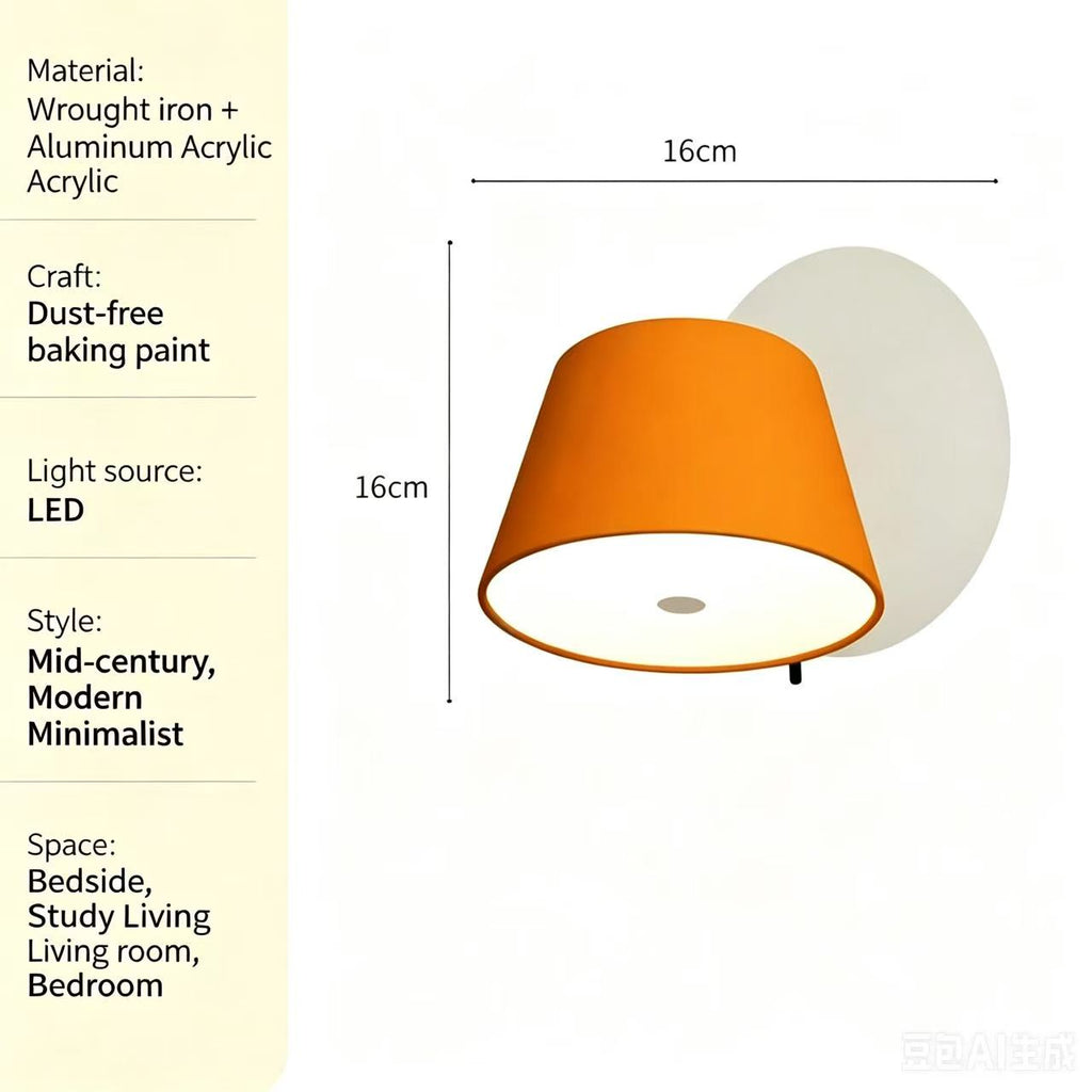 CASAGD Vintage Rotatable Wall Lamp