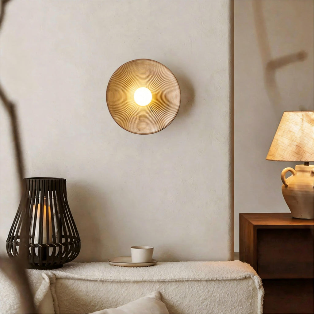 CASAGD Vintage Wabi-Sabi Resin Wall Lamp