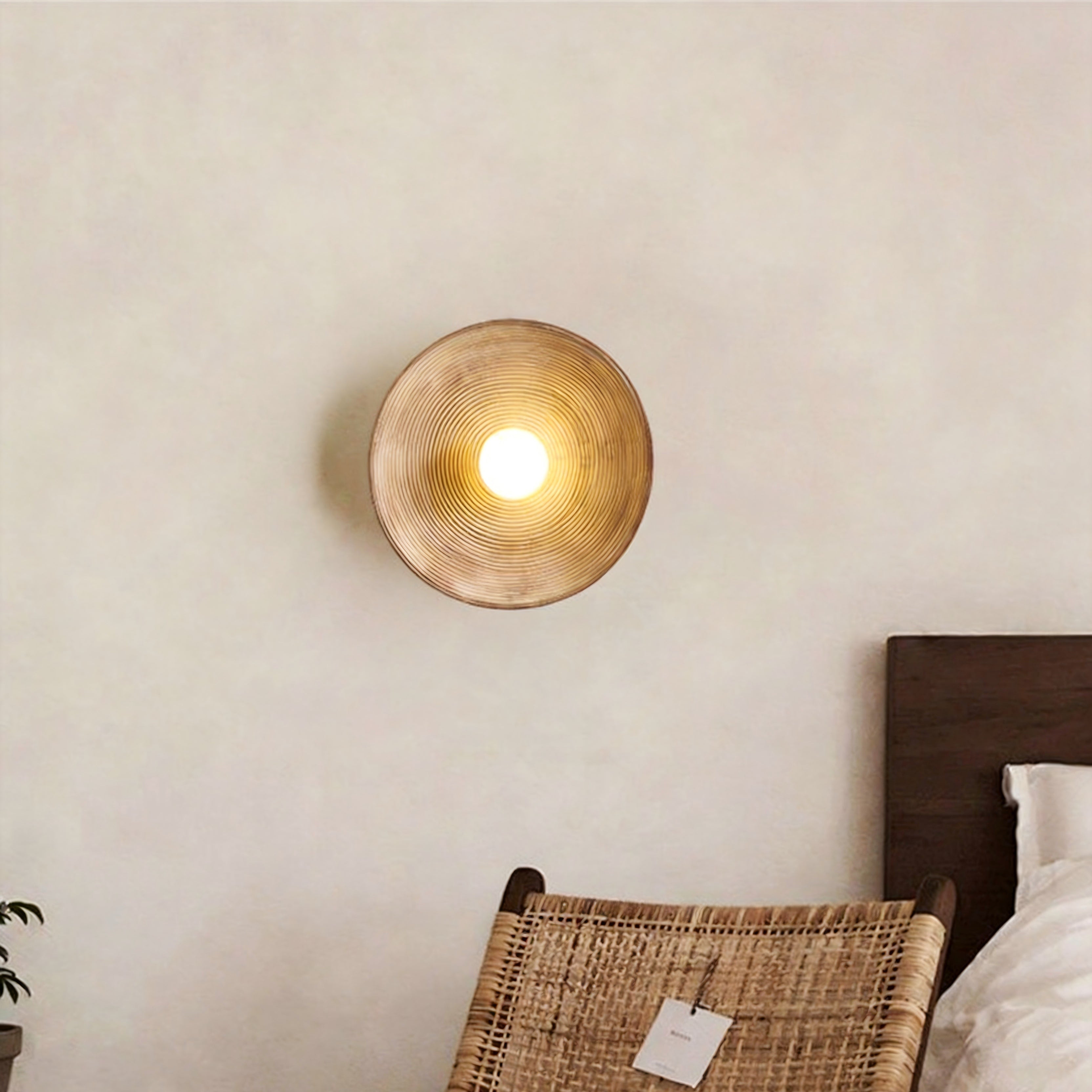 CASAGD Vintage Wabi-Sabi Resin Wall Lamp