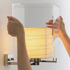 CASAGD "Light Cube" Wall Lamp: Xuan Paper Light-and-Shadow Art-Inspired Ambient Wall Sconce