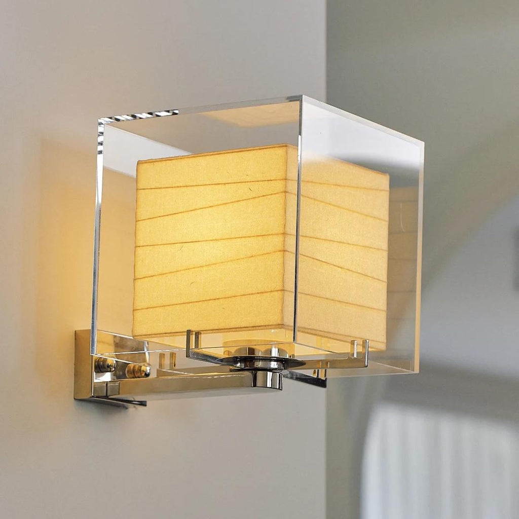 CASAGD "Light Cube" Wall Lamp: Xuan Paper Light-and-Shadow Art-Inspired Ambient Wall Sconce