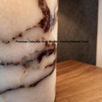 CASAGD Marble Table Lamp Elegant Ambient Lighting for Bedroom & Living Room