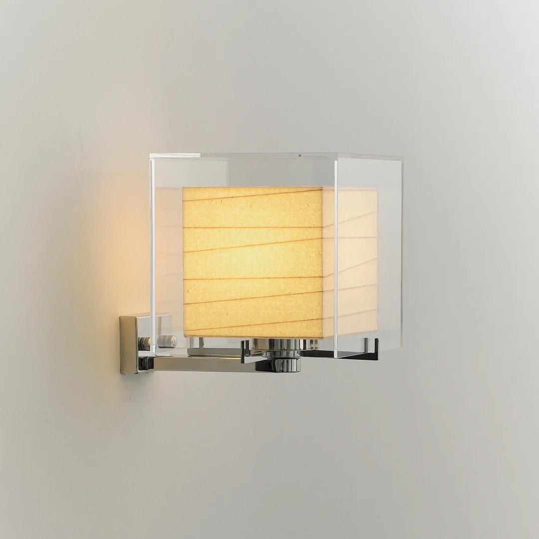 CASAGD "Light Cube" Wall Lamp: Xuan Paper Light-and-Shadow Art-Inspired Ambient Wall Sconce