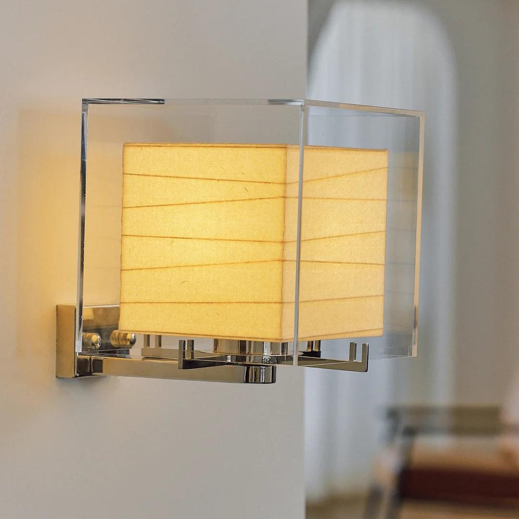 CASAGD "Light Cube" Wall Lamp: Xuan Paper Light-and-Shadow Art-Inspired Ambient Wall Sconce