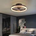 20" Low Profile Ceiling Fan with Light and Remote Control LED Ceiling Fan 6 Speeds