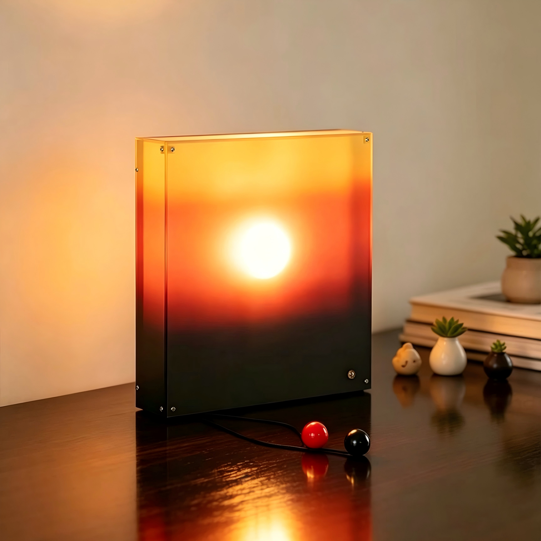 Sunset Glow Table Lmap | Modern Gradient Ambient Light