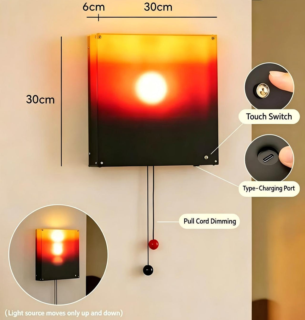 Sunset Glow wall lamp | Modern Gradient Ambient Light