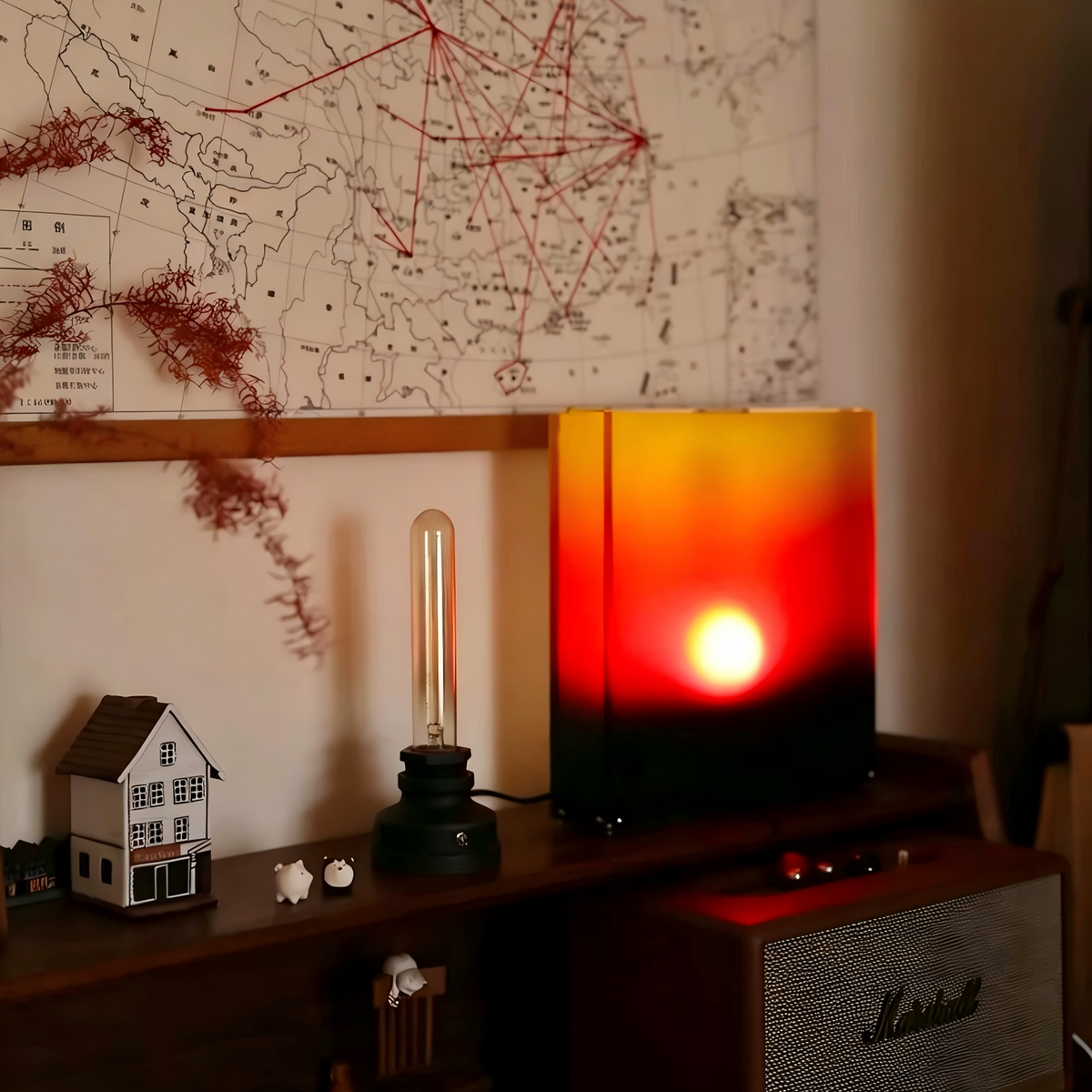 Sunset Glow Table Lmap | Modern Gradient Ambient Light