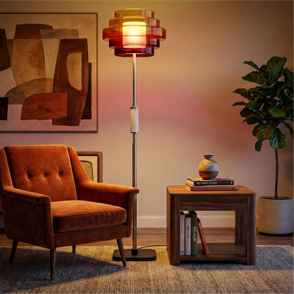 CASAGD Floor Lamp Ambient Lighting for Modern Living Spaces