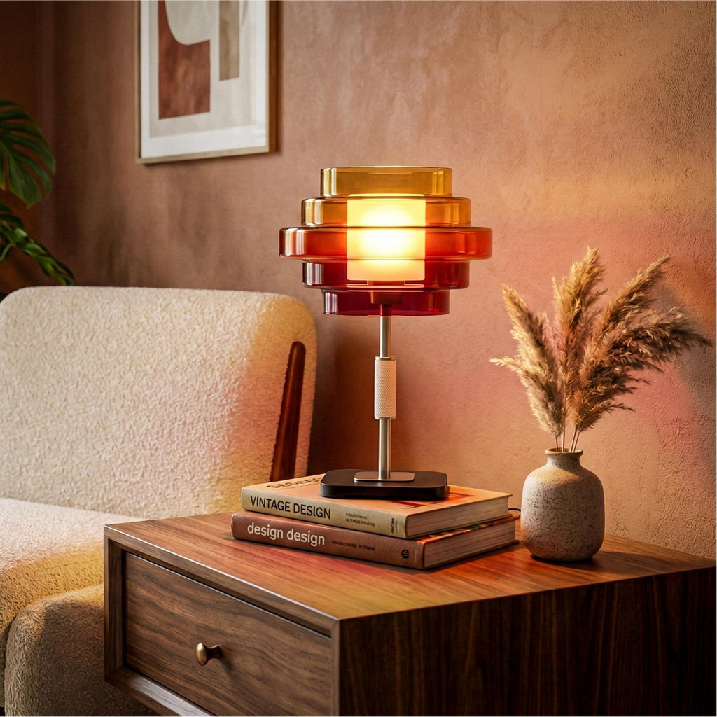 CASAGD Retro Table Lamp Warm Ambient Lighting for Modern Living Spaces