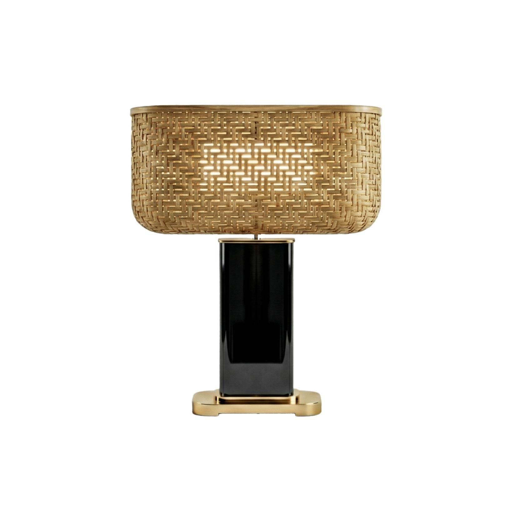 CASAGD Square Geometric Table Lamp Ambient Lighting