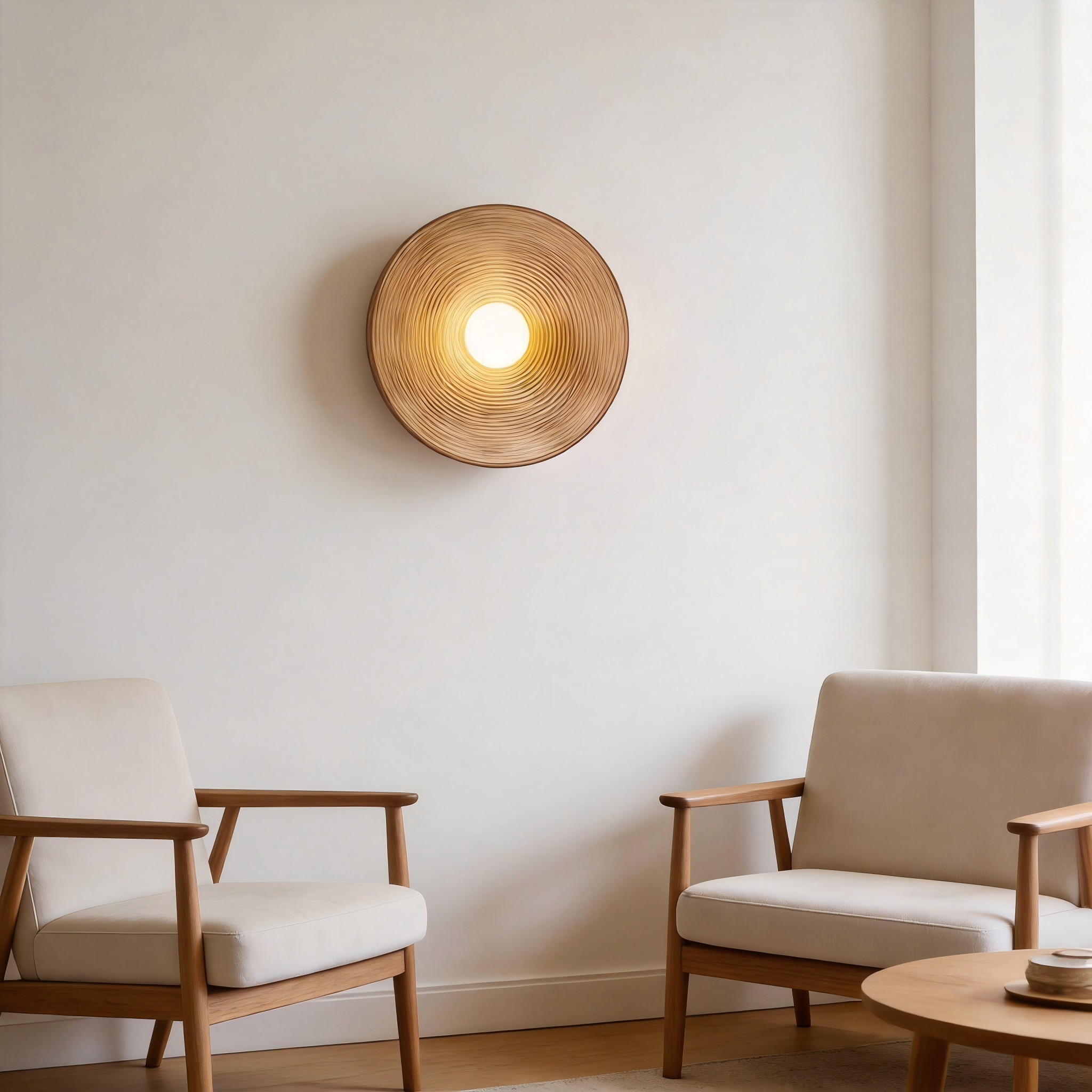 CASAGD Vintage Wabi-Sabi Resin Wall Lamp