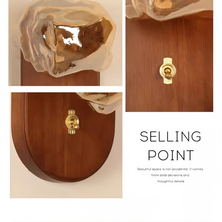 Amber Glow Wall Lamp CASAGD Original Ambient Sconce