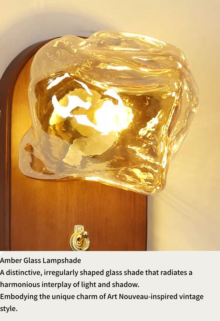 Amber Glow Wall Lamp CASAGD Original Ambient Sconce